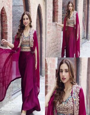 Stylish Sharara Plazzo With Beautiful Shrug